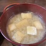 寿し魚処・網代 - 味噌汁の具