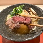 麦と麺助 - 神戸牛そば