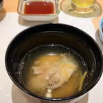 鮨やまけん - あらのお味噌汁