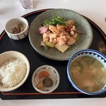 くまもと中央カントリークラブ - 鶏肉と冬野菜のごま酢あえとつくね汁