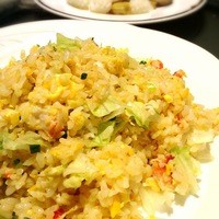 中国料理 龍鳳 - レタスと蟹のチャーハン