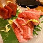 炭焼き大 - 大間鮪の刺身盛り合わせ 1,408円