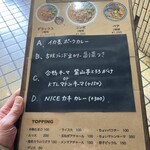 カリー＆ナイス カトゥール - 本日のカレー