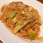 ダ パオロ - 黒毛和牛バラ肉と冬キャベツのトマトソーススパゲティ