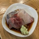 呑処 大阪梅田 ブラウン - 肉と魚の造り三種盛り
