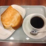 ドトールコーヒーショップ - 料理写真:モーニング Aハムタマゴサラダ ブレンドコーヒー M