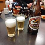 満点とんかつ四季彩 - キリンラガー（中瓶）748円