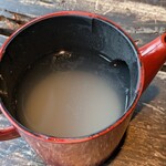 侘助 - 蕎麦湯
