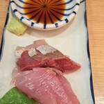 立ち呑み 晩杯屋 - 今日のお刺身からイナダ