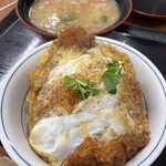 かつや - 料理写真:カツ丼(竹) & とん汁(大)