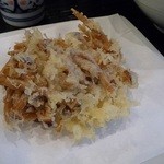 麺一滴 - かきの木茸の天ぷら