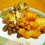 茅場町食堂 History by moto since 2010 - アンコウと舞茸のフリット