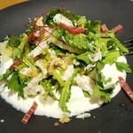 茅場町食堂 History by moto since 2010 - パクチーとグレープフルーツの白和え風