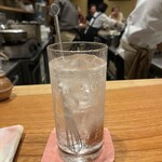 とり喜 - 梅干しサワー