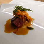 RISTORANTE IL NODO - 京都七谷鴨ロース・藁の香り