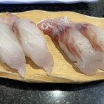 沼津魚がし鮨 流れ鮨 御殿場店 - 白鯛&いしもち
