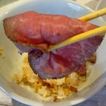 ラーメン家 あかぎ - 大和牛のローストビーフ