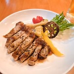 SAYA NEPALI CUISINE & BEER GARDEN NAKAMURA - 豚ステーキと生ビールセット