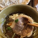 武本庵 - 鴨肉アップ