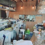 コムギlab - 奥の部屋でピザやハンバーグを調理