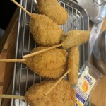 串カツ田中 池袋サンシャイン店 - 牡蠣 つくね 牛串 レンコン