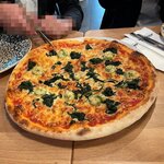 eatalico - 海老とほうれん草のピザ(2025/11)