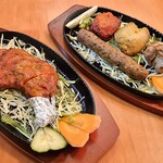 SAYA NEPALI CUISINE & BEER GARDEN NAKAMURA - タンドリーチキン & シークカバブ & チキンティッカ3種(生ビールセット) 