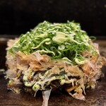 お好み焼きもみじ - 「ネギネギ玉」 豚･玉ねぎ･ネギ混ぜ･ネギのせ