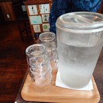鶏料理 一石二鳥 - 水はピッチャーで