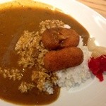 大阪マドラス - カニクリームコロッケカレー ご飯少なめ