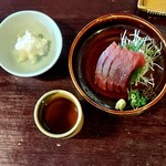 そばまさ - 　　　　　辛味大根とマグロ刺