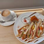 L'instant mieux - 本日のモーニング(B.L.T.T.サンド)　2025.12