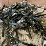 東京庵 - 『ざるそば』の刻み海苔