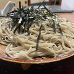 東京庵 - 『ざるそば』の麺＆刻み海苔