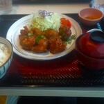 大戸屋 - 甘からだれの鶏唐揚げ定食