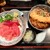 長生庵 - 料理写真:【中トロ赤身丼・そば付きセット】＋大海老天