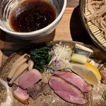 鴨出汁中華蕎麦 麺屋yoshiki - 鴨せいろ風つけ蕎麦