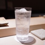 鮨 西崎 - 麦ソーダ