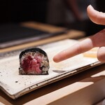 鮨 西崎 - 最後の1貫名残惜しい