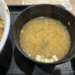姫軒 - 【2025.12.31(水)】姫豚丼の味噌汁