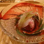 伯雲 - 真鯛と蕗と独活のお浸し