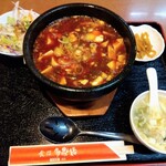 チャ～ボン 多福楼 - 薬膳石焼麻婆豆腐定食