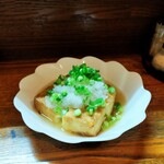 小料理かずよ - 厚揚げ（300円）