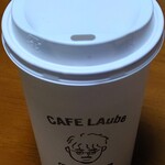 Cafe LAube - ショコラ・ラテ(Hot)750円蓋付き