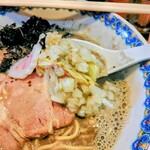 らーめんセンター トミオ - 濃厚煮干しそば刻み玉葱