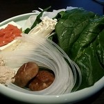 京都つゆしゃぶCHIRIRI - 野菜など・２人分