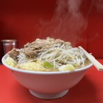 ラーメン二郎 - 料理写真:小ラーメン（ニンニク•アブラ）