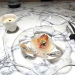 澄 - 【 しまあじと柿のカルパッチョ 】