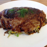 いちぜん洋食 - 三津浜焼き ガーリックチップ入り 750円