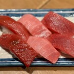 すし酒場 さしす - マグロ三昧583円